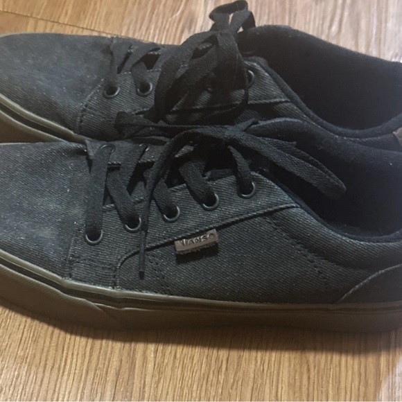 VANS BISHOP WAXED DENIM BLACK/GUM MEN’S SKATEBOARDING Sneakers Shoes 7.5 - Picture 6 of 11